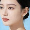 Korean Style Two-Tone Rhinestone Bow Stud Earrings for Women
