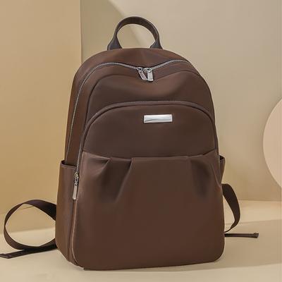 Ice Charm Backpack Women's Style New Women's Leisure Travel Backpack Lightweight Nylon Simple Versatile Bag