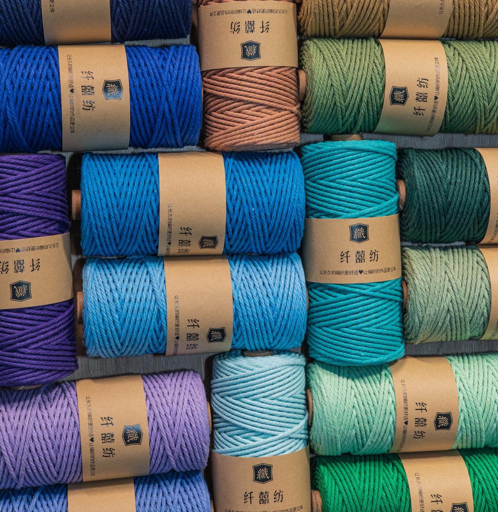 3Mm100M Farbiger Baumwollseilfaden Handgefertigt Diy Gebündelt Gewebte Tasche Wickelgarn Dekofaden Wandteppich Zubehör Material
