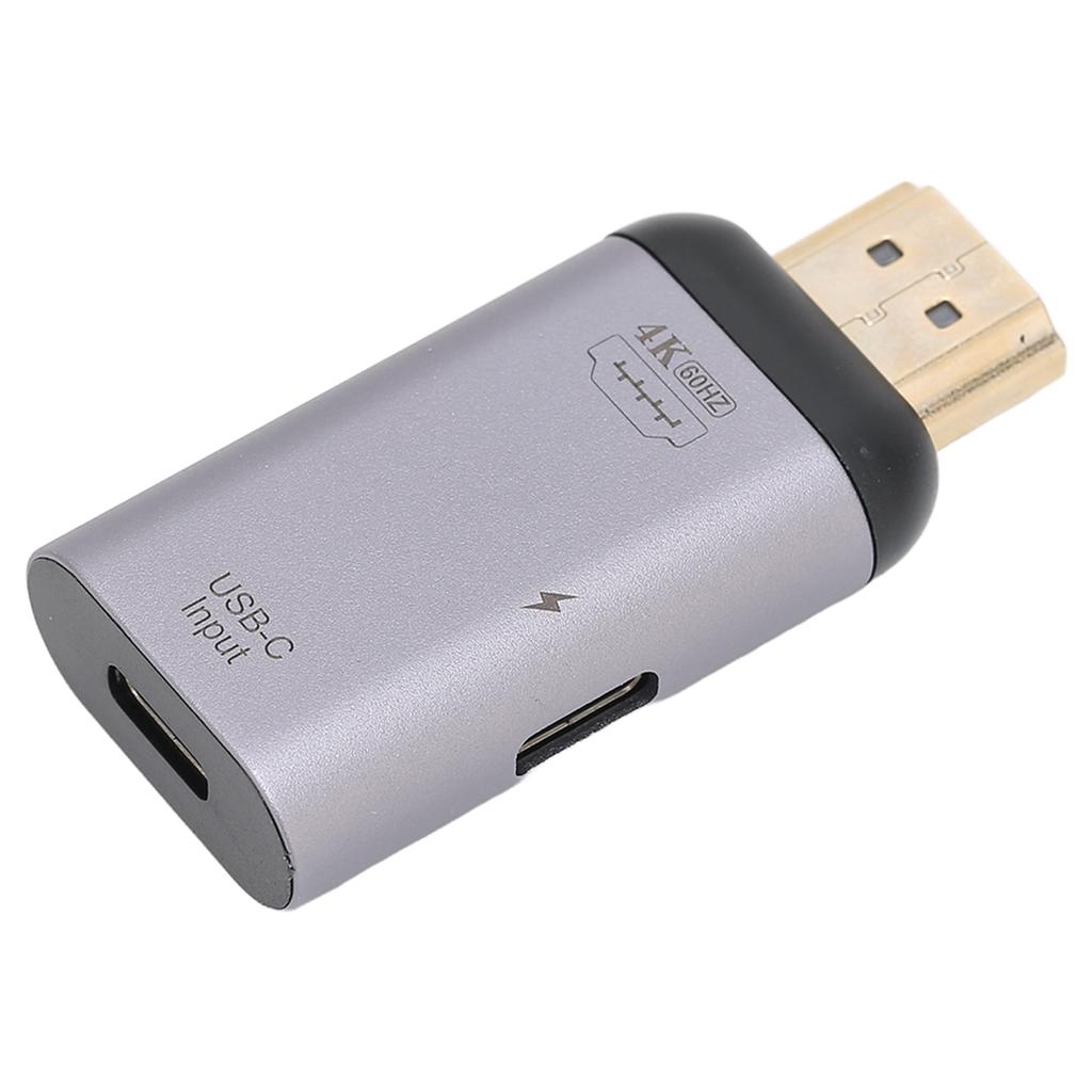 Type C Adapter HD 4K PD 100W Portable Type C Female to Male Gold Plated Adapter Docking Station(TypeC Female to High