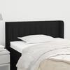 VidaXL Headboard with Ears Black 93x16x78-88 Cm Fabric3118990