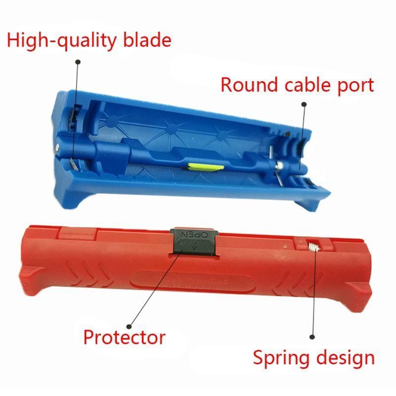 24TE Electric Wire Stripper Pen Rotary Coaxial Wire Cable Pen Cutter Stripping Tool
