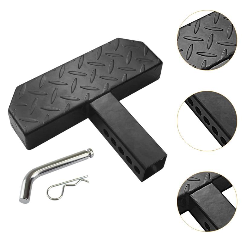 Hitch Step Auto Bumper Guard Board Anti Rust Extension for Vehicle SUV Truck Pickup 2 Inch Receiver