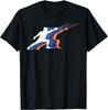HEMA Langschwert Herren Fechten Skizze T-Shirt T-Shirt und Vintage Fechtsport Outfit Retro Fechter Geschenk Fechten T-Shirt Camisas