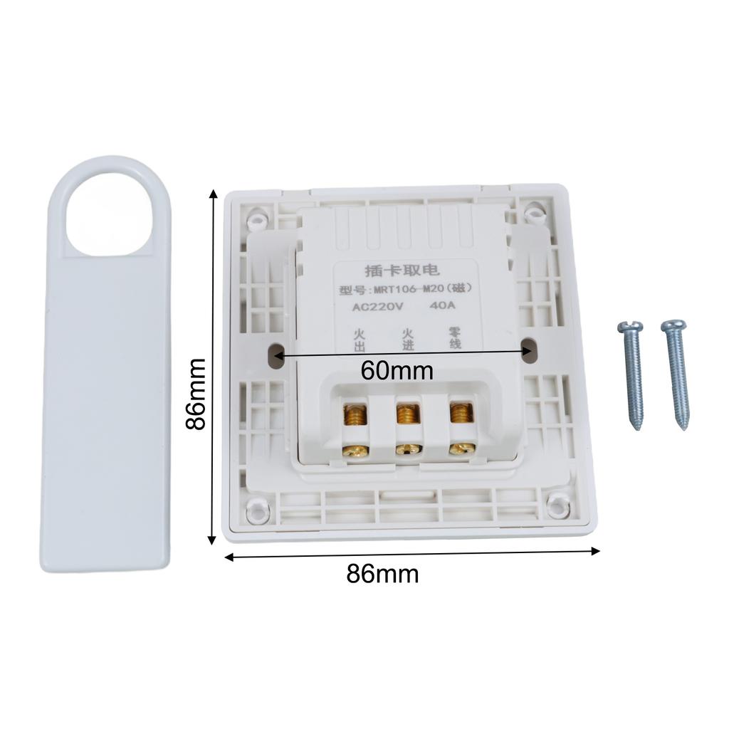 Magnetic Card Insert Switch for Hotels and Homes Reduce Electricity Waste