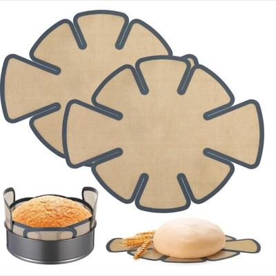 Non-Stick Silicone Baking Mat Food Grade Heat Resistant Bread Loaf Pan Liners Extended Oven Mat Dough Transfer Tool