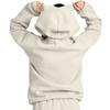 Women's And Men's Fashion Casual Sweatshirt Loose Zipper Cardigan Long Sleeve Hooded Sweatshirt