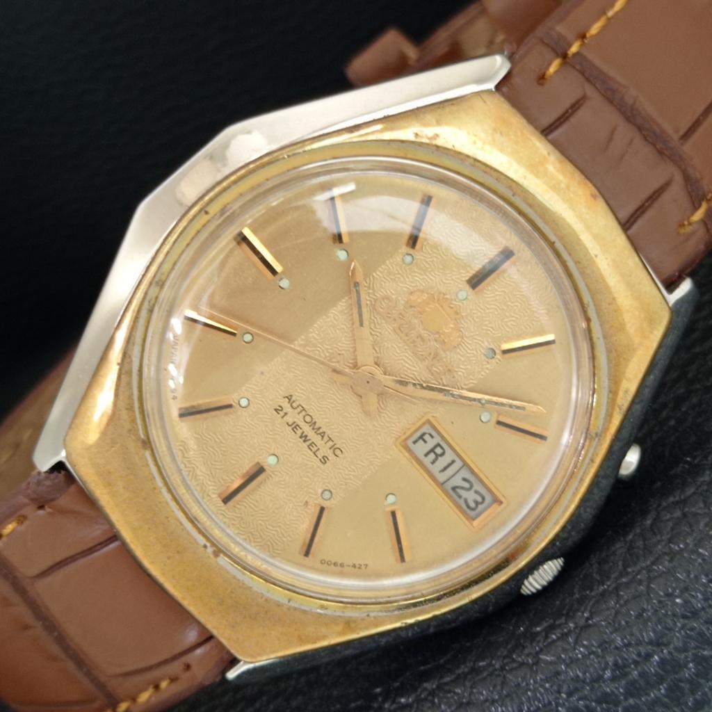 

JAPAN VINTAGE ORIENT AUTOMATIC 46941 MENS ORIGINAL DIAL WATCH a704964-1