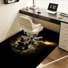 Snake and Gun Chair Mat: Office Carpet, Oversized Rug for Home Decor, Sofa Mat, Desk Pad Gift Suitable for Bedroom, Living Room, Any Room