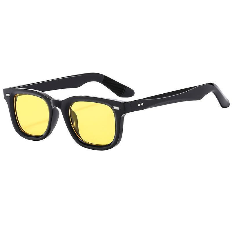 Retro Classic Square Sunglasses Men'S Glasses Uv Protection Sunglasses Women'S