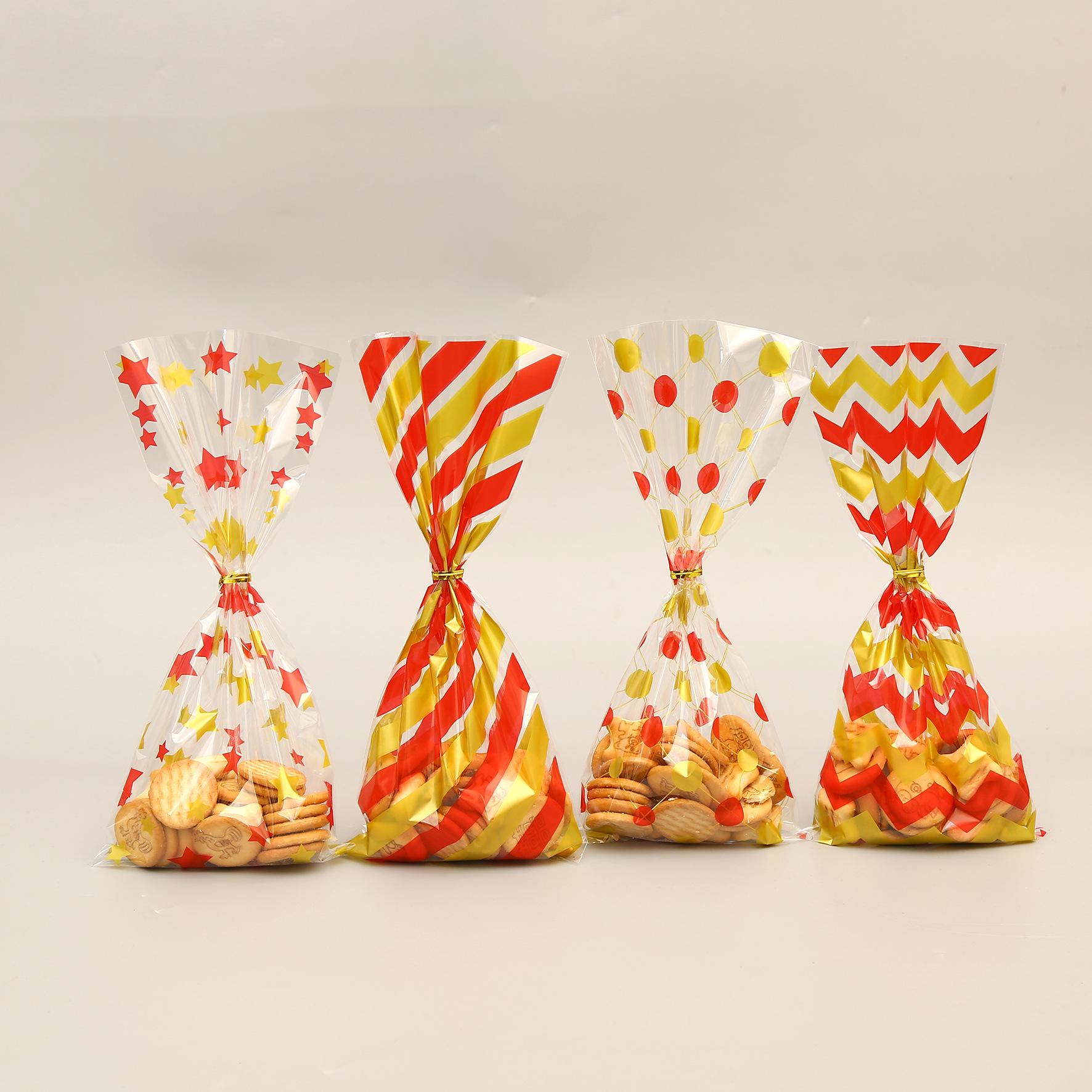 

Креативный детский мультфильм про динозавра с закрутками, подарочный пакет для конфет, 50 шт., животное, пластиковый, прозрачный, единорог, русалка, упаковочный пакет, товары для вечеринок красный