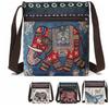 Embroidery Cute Elephant Cloth Bag Large Capacity Animal Shoulder Bag  Girls
