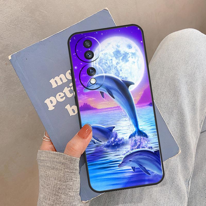 

Чехол Ocean Dolphin для Honor Magic 8 7 6 5 Pro Чехол для Honor 400 200 X9c X9b X9a X8a X8b 50 70 90 Lite Honor X9b
