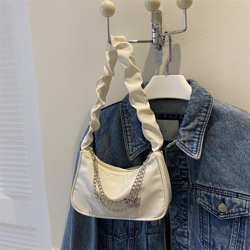 

Stylish Urban Chic Pu Leather Handbag For Women With Zipper Closure And Butterfly Design слонова кістка