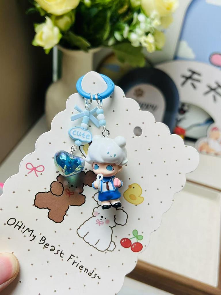 It Can Be Punched To Make A Keychain, and The Mobile Phone Chain Is Cute and Trendy To Play with.