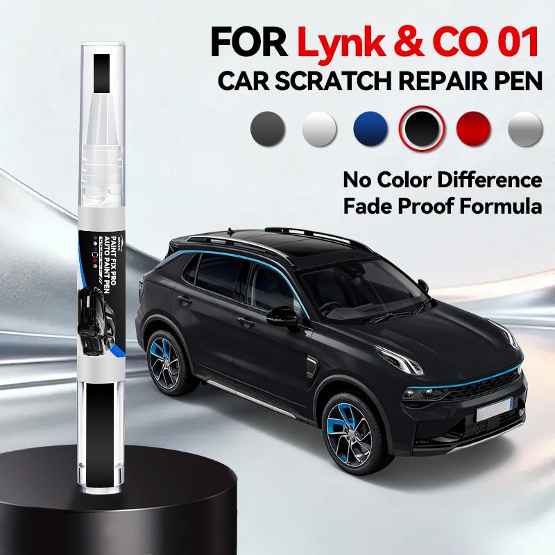 Für Geely Lynk & CO 01 02 2017-2025 M1 C2X Lackreparaturstift Touch-Up Kratzerentferner DIY Autozubehör Schwarz Weiß Lila Rot