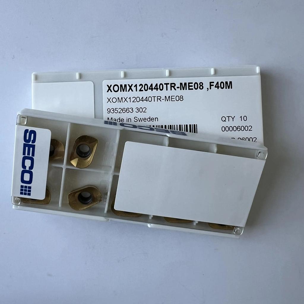 Seco / XOMX120440TR-ME08,F40M /Original Blade Carbide CNC Blade 10 PCS