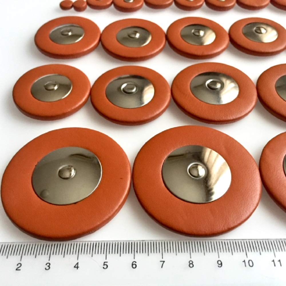 Tenor Saxophone Tampo Pad 25 Piece Set Sheepskin Leather Saxophone Parts Replacement Repair Care Wind Instrument