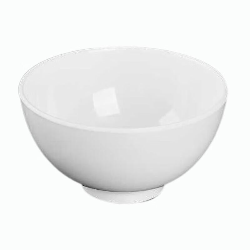 Homeglen A5 White Melamine Commercial Rice Bowls (Set of 4)