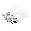 Motorrad Universal Klar Einstellbar Windschutzverlängerung Windabweiser Windschutz Für Kawasaki BMW Ducati Honda Yamaha Suzuki