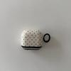 Black and White Polka Dot Stripes Are Suitable for Apple AirPods 1st Generation Protective Case Pro1 Bluetooth Headset Case Pro1 Generation Simple
