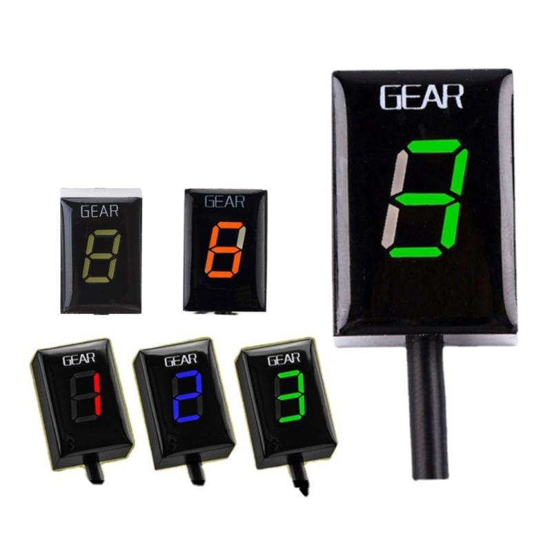 Universal 6 Speed Moto Display Digital Led Display Neutral Gear Motorcycle Off-Road Indicator Light for Z900 Z800 Zx6R S