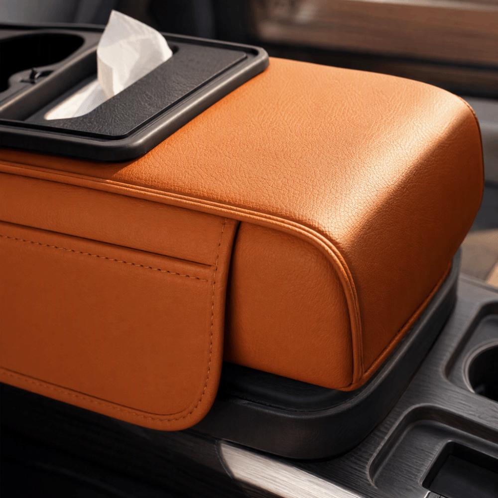 Elbow Support Armrest Heightening Pad Tissue Box Car Center Console Mat Trucks