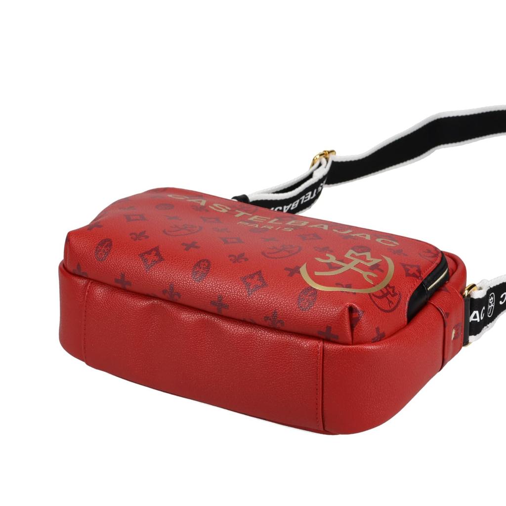 Castelbajac Sasha Shoulder Bag, Men's, 48181, Red