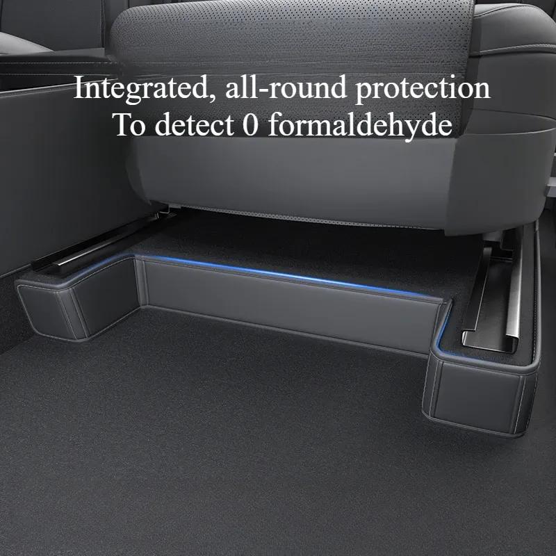Anti Kick Pads for Tesla Model Y Juniper 2025 Whole Car Nappa Leather Interior Decoration Rear Seat Backrest Mats Accessories
