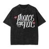 Camiseta Lavada de la Banda de Rock Pierce The Veil Streetwear Camiseta Novedosa Camisetas para Hombres Mujeres Manga Corta High Street