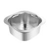 Stainless Steel Basin Stackable with Handgrips Dish Tub Deep Single Bowl
