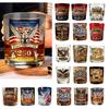 Vidro para o 250º Aniversário da América We The People Copo de Uísque Copo para Bebidas Destiladas Bourbon Copo para Cocktail Presente Patriótico para o Dia dos Pais ou Veteranos