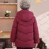 Elderly Women's Thickened Warm Winter Jacket