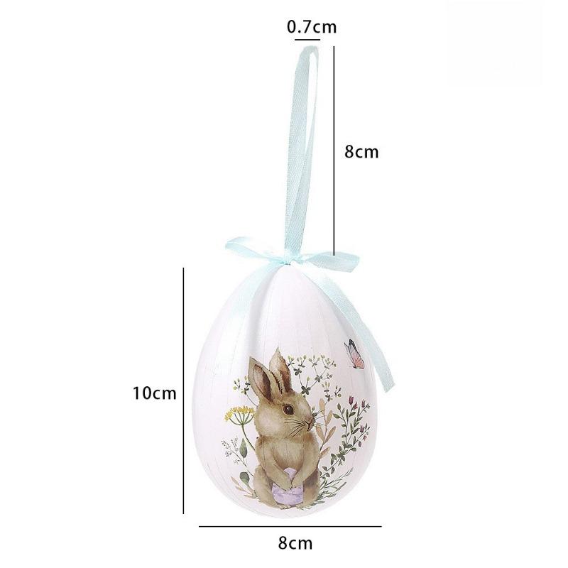 1 Stück Osterei Schaumstoffpapier Hase Ei Osterdekoration Anordnung Schmuck