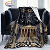 Print Freemasonry Flannel Blanket Masonic Air Conditioning Sofa  Portable Travel Camping   Suitable for All Season