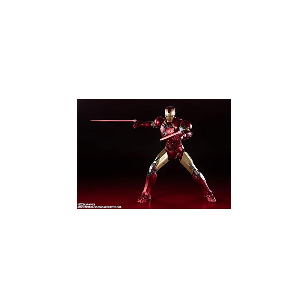 TAMASHII NATIONS S.H. Figuarts Avengers Iron Man Mark 6 Battle Damage Edition 150mm PVC ABS Diecast Action Figure