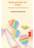 Rainbow Pop-It Kids Day Backpack with Educational Bubbles - Portable Decompression Toy for Girls