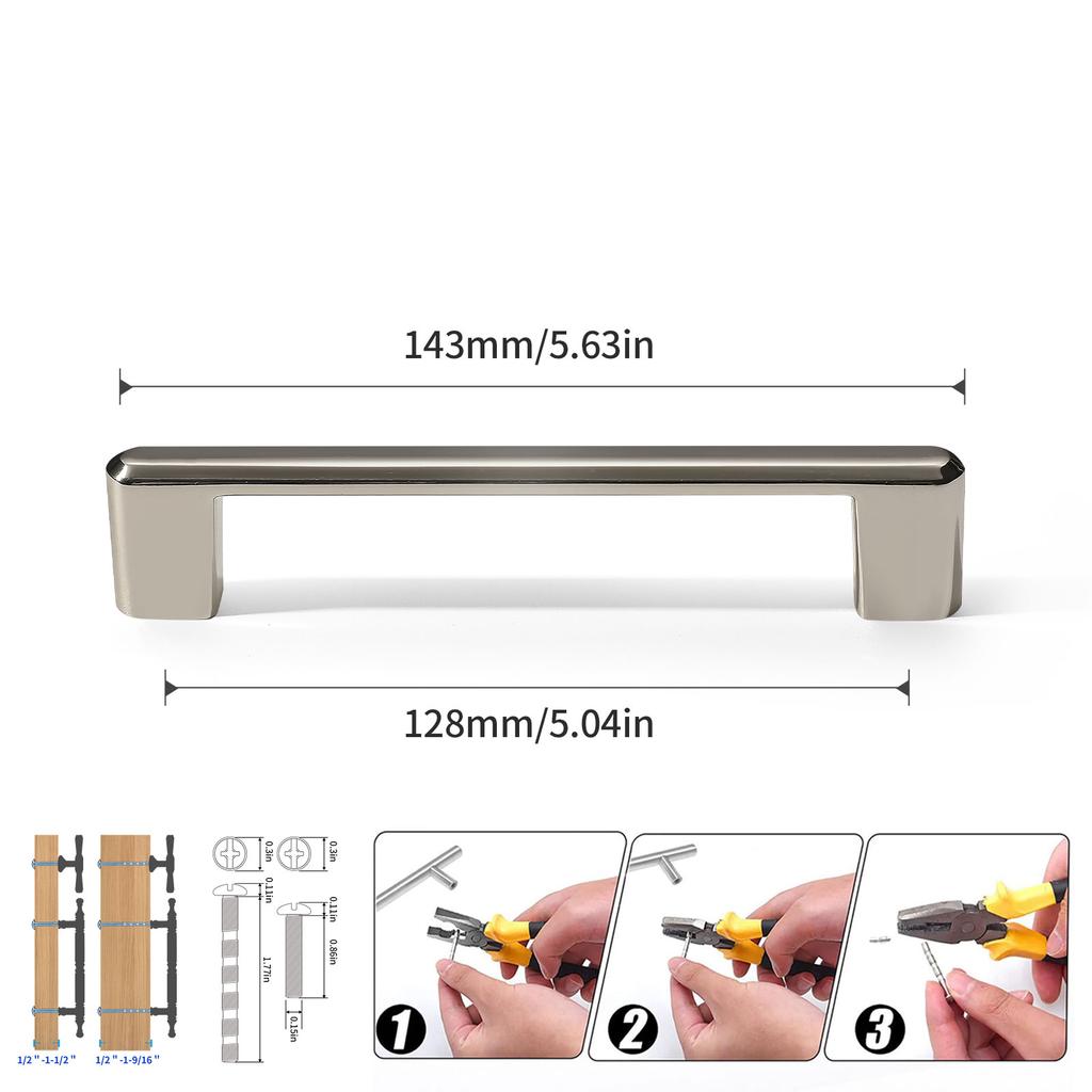 Furniture Hardware Zinc Alloy Round Ball Cabinet Door Handles Cabinet Wardrobe Pull Round Single-Hole Drawer Knob