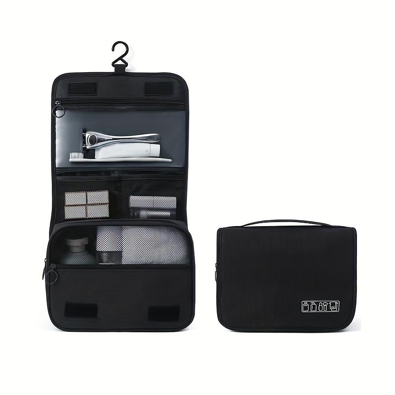 1Pc Foldable toilet bag, organizing bag, hanging bathroom cosmetic storage bag, travel dry wet separation cosmetic bag