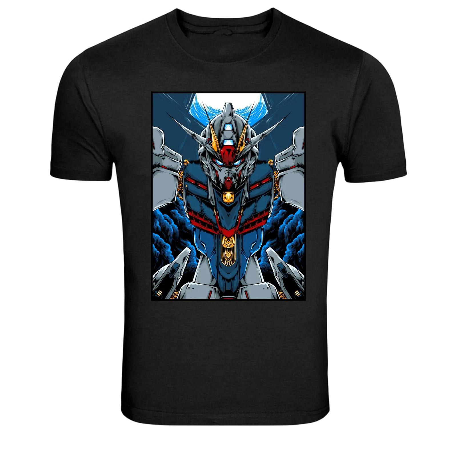 Графическая футболка в стиле Gundam с изображением робота-воина S