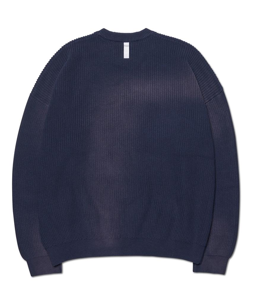Nomaenyueol Spray Dyeing Knit - Navy
