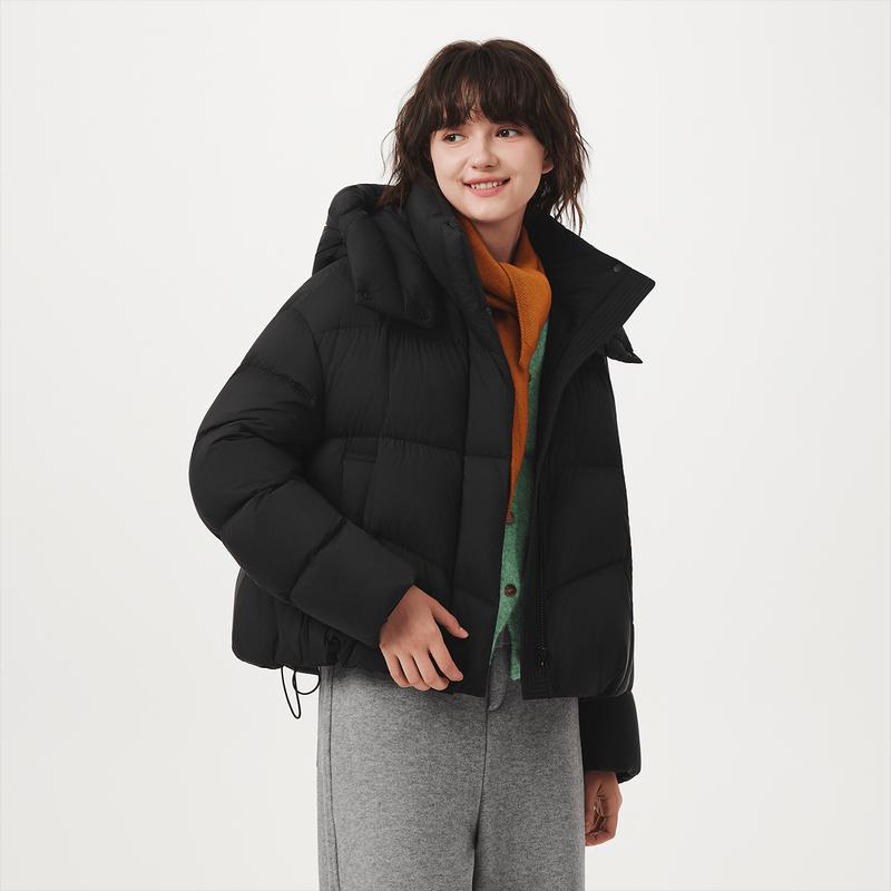 Tanboer Women's TB5530330Z Detachable Hood Short Down Jacket