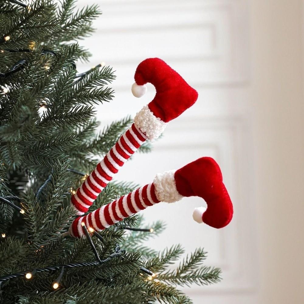 38cm Elf Legs Hanging Ornaments Funny Xmas Tree Ornaments Home Room Decoration