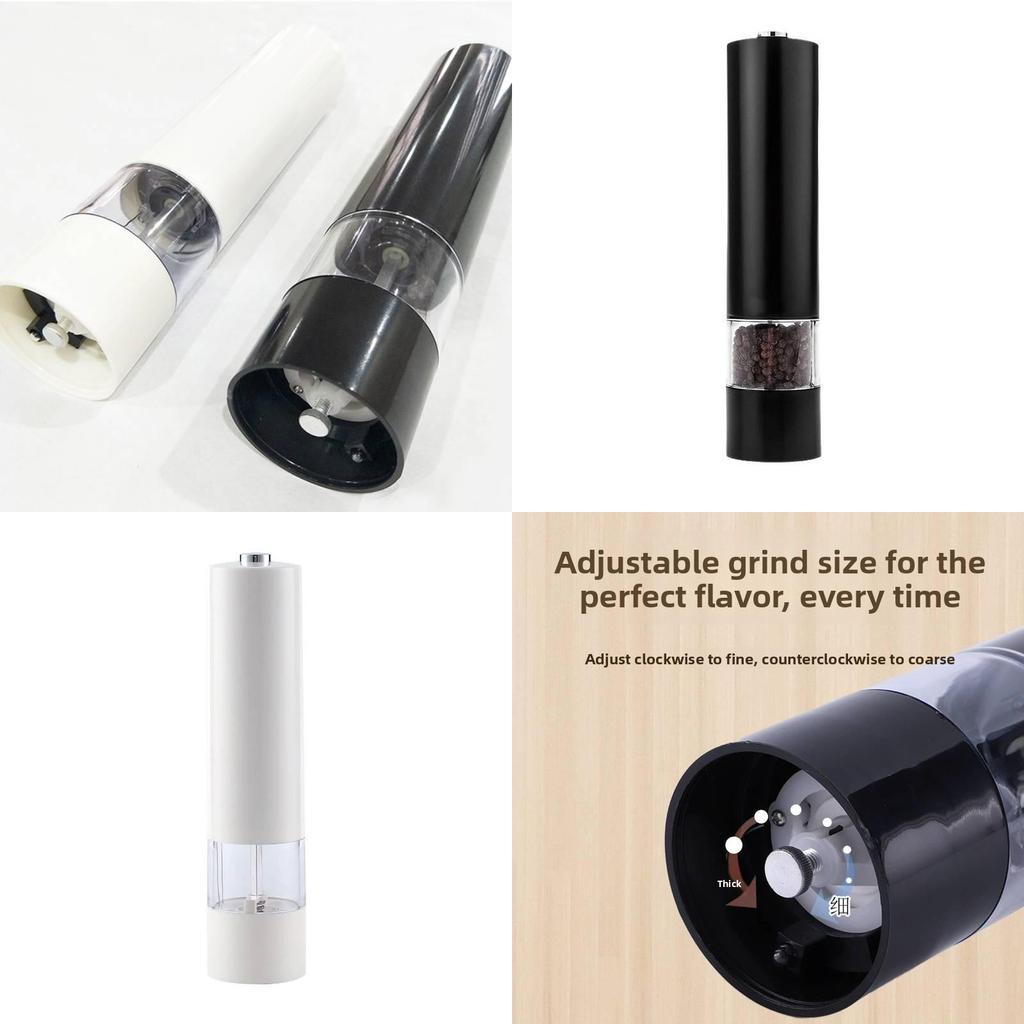 Modern Minimalist Pepper Grinder With Solid Spice Storage For Kitchen Use