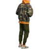 adidas X Ivy Park Kollaboration SS23 Camouflage Canvas Hoher Kragen Arbeitsjacke Unisex Jacken Militärgrün HS0718
