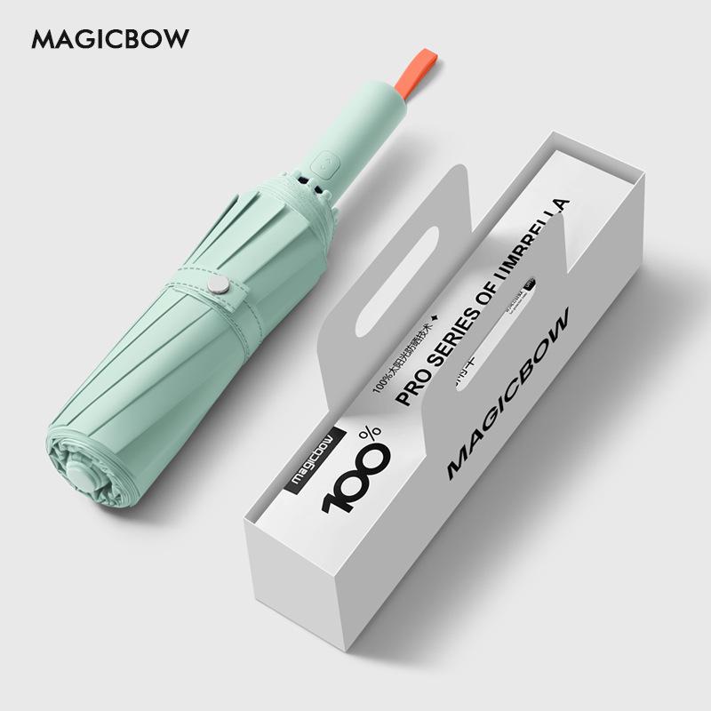 72-Bone Automatic Large Sunshade Umbrella: Durable Parasol for Women and Men, Ideal for Sunny and Rainy Days.