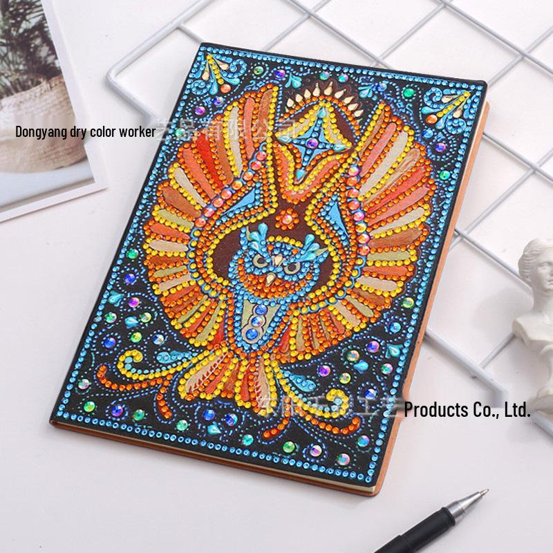 Diamond Painting DIY Notebook: Special-Shaped Shiny Design, 50 Pages, Perfect Christmas Holiday Gift