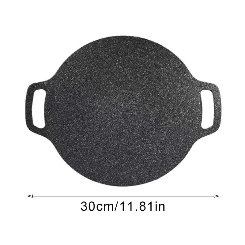 BBQ Hrnec Multifunkční Grilovací Železná Deska Korejský Gril na Barbecue Grilovací Pánev Yakiniku Korejská Grilovací Pánev Venkovní Přenosný Indukční Vařič wok