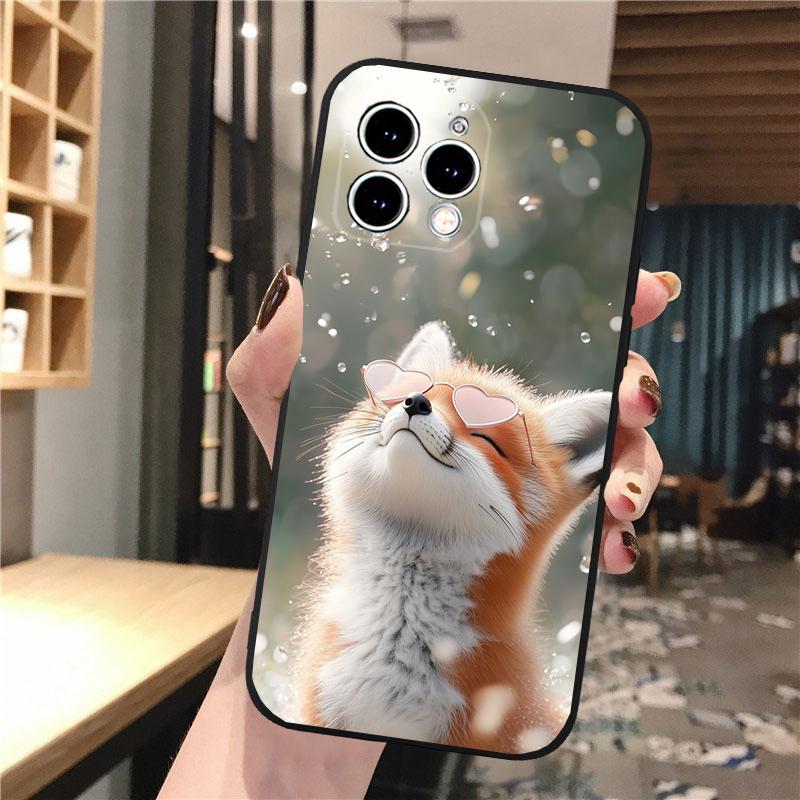 Handyhülle Carcasa Funda Für iPhone 17 Pro Max 17 Air 16 15 14 13 Pro Max 15 16 Pro 15Plus Niedlicher Fuchs
