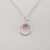 Morganite Gemstone 925 Sterling Silver Pretty Pendant 1.2" Handmade Jewelry For Women PP-68-14